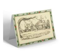 CHRISTMAS NOTELET - Vintage Hertfordshire - The Quadrangle, Welwyn Garden City