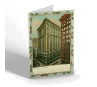 CHRISTMAS NOTELET - Vintage Illinois USA - Chicago. Tribune Building