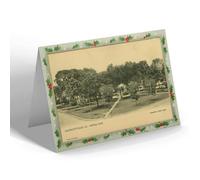 CHRISTMAS NOTELET - Vintage Illinois USA - Jacksonville. Central Park (a)