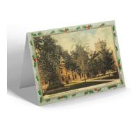 CHRISTMAS NOTELET - Vintage Illinois USA - Jacksonville. Passavant Hospital (b)