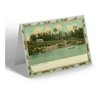 CHRISTMAS NOTELET - Vintage Illinois USA - Peoria. Glen Oak Park