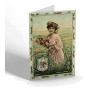 CHRISTMAS NOTELET - Vintage Illinois USA - Pride of the Prairie
