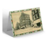 CHRISTMAS NOTELET - Vintage Indiana USA - Fort Wayne. Odd Fellows Building