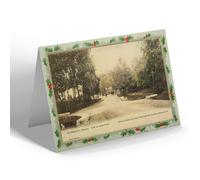 CHRISTMAS NOTELET - Vintage Indiana USA - Richmond. View in Glen Park (b)