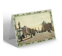 CHRISTMAS NOTELET - Vintage Ireland - Dublin. Sackville Street (c)