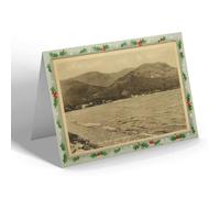 CHRISTMAS NOTELET - Vintage Ireland - The Shore and Mourne Mountains, Rostrevor