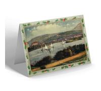 CHRISTMAS NOTELET - Vintage Isle of Man - Mooragh Lake, Ramsey