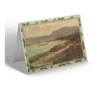 CHRISTMAS NOTELET - Vintage Isle of Man - Ramsey. Mooragh Park and Lake (b)