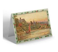 CHRISTMAS NOTELET - Vintage Isle of Wight - Ryde. The Canoe Lake