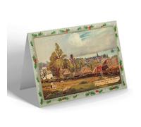 CHRISTMAS NOTELET - Vintage Isle of Wight - Ryde. View from the Old Windmill