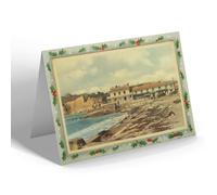 CHRISTMAS NOTELET - Vintage Isle of Wight - The Albion Hotel, Freshwater Bay (b)