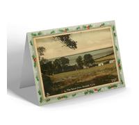 CHRISTMAS NOTELET - Vintage Isle of Wight - The Solent from Sticelett