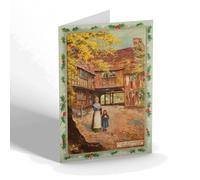 CHRISTMAS NOTELET - Vintage Kent - A Corner Of Leicester Square, Penshurst