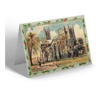 CHRISTMAS NOTELET - Vintage Kent - Canterbury Cathedral, from the South East