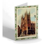 CHRISTMAS NOTELET - Vintage Kent - The Western Towers, Canterbury (b)