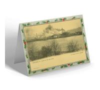 CHRISTMAS NOTELET - Vintage Kentucky USA - Ashland. Scene on the Ohio River