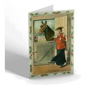 CHRISTMAS NOTELET - Vintage Kentucky USA - They Were "Bred in Old Kentucky"