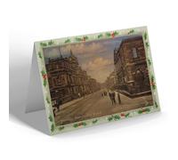 CHRISTMAS NOTELET - Vintage Lancashire - Burnley. Manchester Road (b)