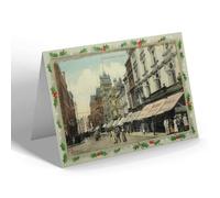 CHRISTMAS NOTELET - Vintage Lancashire - Church Street, Liverpool