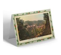 CHRISTMAS NOTELET - Vintage Lancashire - Furness Abbey Hotel, from the Railway (b)