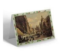 CHRISTMAS NOTELET - Vintage Lancashire - Liverpool. Lord Street (cc)