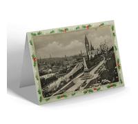 CHRISTMAS NOTELET - Vintage Lancashire - Rochdale. Dialect Writers Memorial The Park