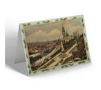 CHRISTMAS NOTELET - Vintage Lancashire Rochdale Dialect Writers Memorial The Park b