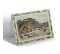 CHRISTMAS NOTELET - Vintage Lancashire - St. George's Hall, Liverpool (ec)