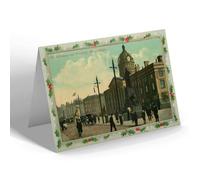 CHRISTMAS NOTELET - Vintage Lancashire - The Infirmary and Piccadilly, Manchester