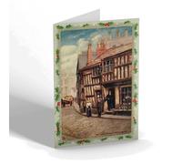 CHRISTMAS NOTELET - Vintage Lancashire - The Poet's Corner, Manchester