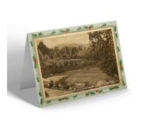 CHRISTMAS NOTELET - Vintage Lancashire - View from the Convent, Grange-over-Sands