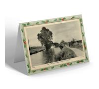 CHRISTMAS NOTELET - Vintage Leicestershire - Grand Union Canal, Aylestone, Leicester