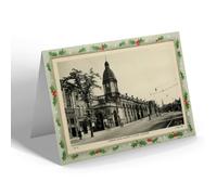 CHRISTMAS NOTELET - Vintage Leicestershire - London Road Railway Station, Leicester