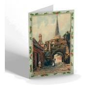 CHRISTMAS NOTELET - Vintage Leicestershire - Prince Rupert's Gate, Leicester