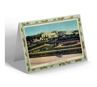 CHRISTMAS NOTELET - Vintage Lincolnshire - Gardens and Embassy, Skegness (bc)