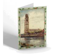 CHRISTMAS NOTELET - Vintage Lincolnshire - The Parish Church, Boston