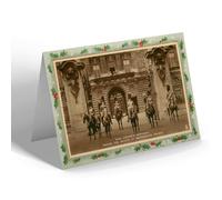 CHRISTMAS NOTELET - Vintage London - King George's Birthday, Taking the Salute