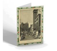CHRISTMAS NOTELET - Vintage London - Leicester Square (a)