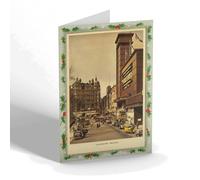 CHRISTMAS NOTELET - Vintage London - Leicester Square (ac)
