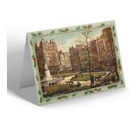 CHRISTMAS NOTELET - Vintage London - Leicester Square (c)