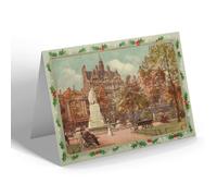 CHRISTMAS NOTELET - Vintage London - Leicester Square (d)