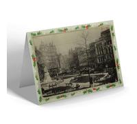 CHRISTMAS NOTELET - Vintage London - Leicester Square (f)