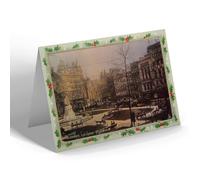 CHRISTMAS NOTELET - Vintage London - Leicester Square (fc)