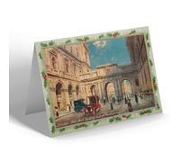 CHRISTMAS NOTELET - Vintage London - New Arch leading out Of Parliament St.