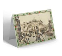 CHRISTMAS NOTELET - Vintage London - Piccadilly Circus (jc)