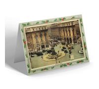CHRISTMAS NOTELET - Vintage London - Piccadilly Circus (kc)