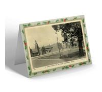CHRISTMAS NOTELET - Vintage London - St. Alban's Church & Mound, Coldharbour, Eltham