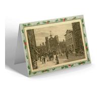 CHRISTMAS NOTELET - Vintage London - St. James' Palace from St. James Street (b)