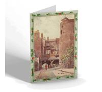 CHRISTMAS NOTELET - Vintage London - The Byward & Bell Towers, Tower of London
