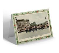 CHRISTMAS NOTELET - Vintage London - The Changing of the Guard - Buckingham Palace b
